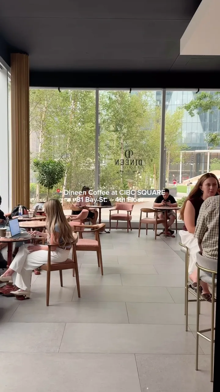 A real scene at CIBC Square in Toronto
