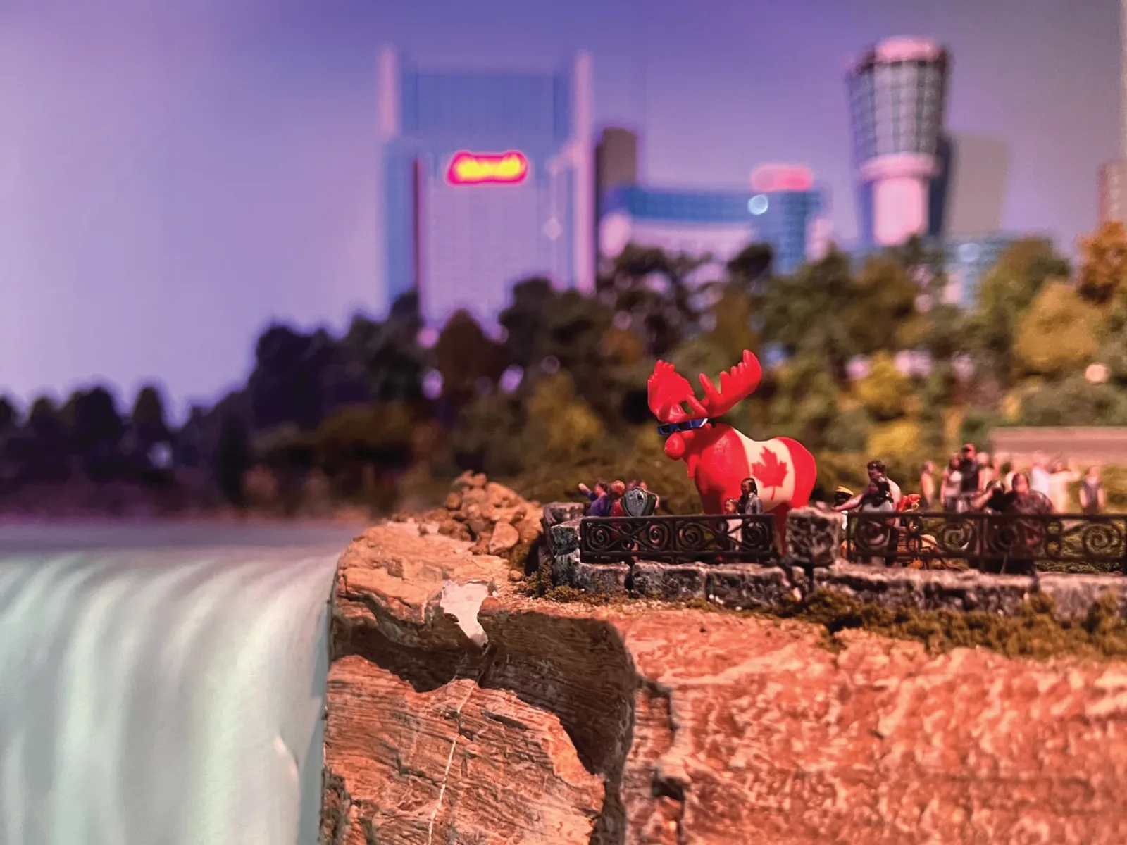 A real scene at Little Canada in Toronto