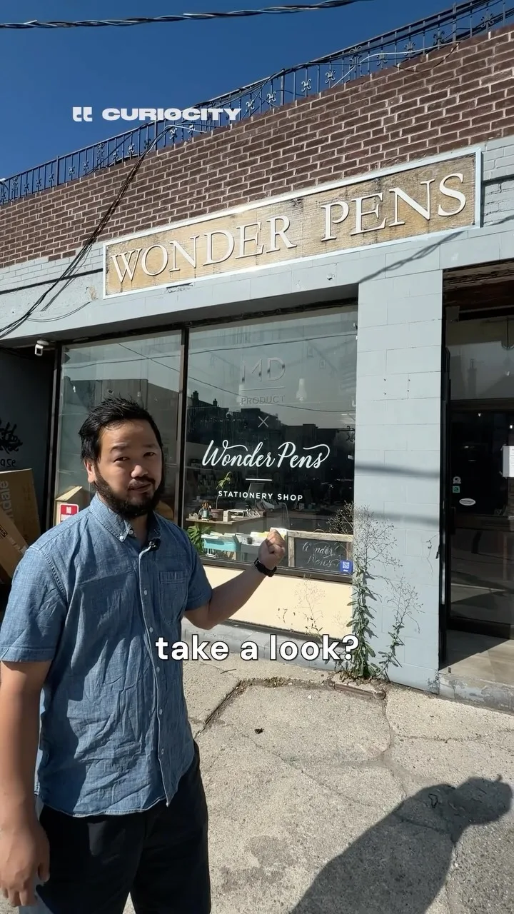 A real scene at Wonder Pens in Toronto