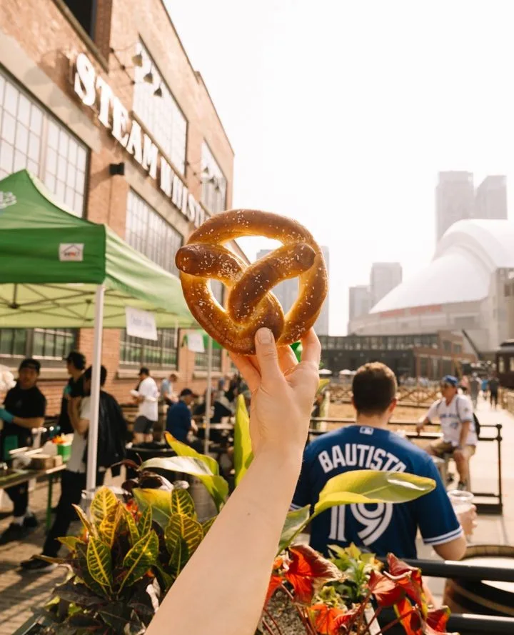 A real scene at Steam Whistle Brewing in Toronto