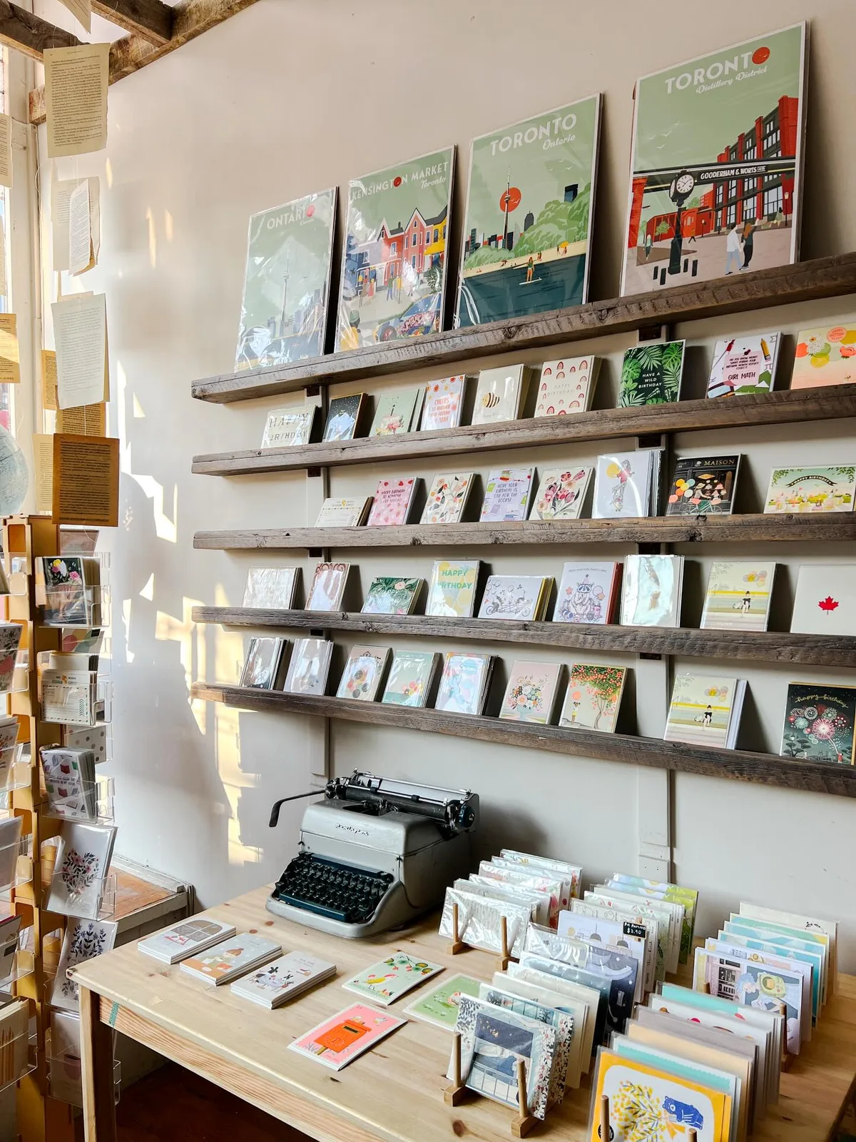 A real scene at Paper Plus Cloth in Toronto