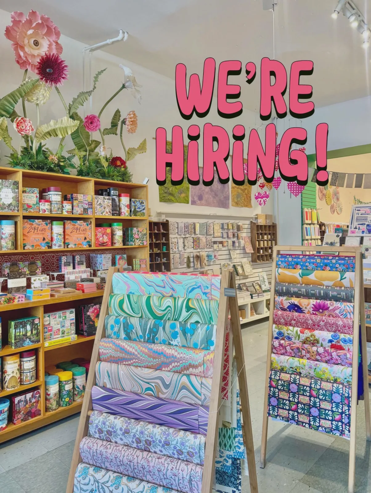 A real scene at The Paper Place in Toronto