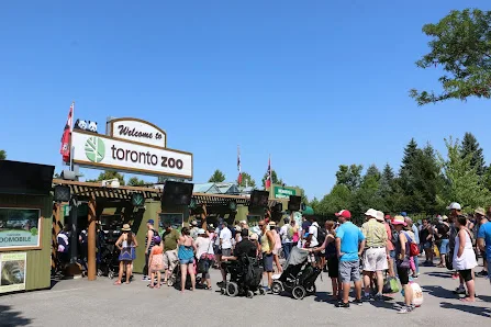 A real scene at Toronto Zoo in Toronto