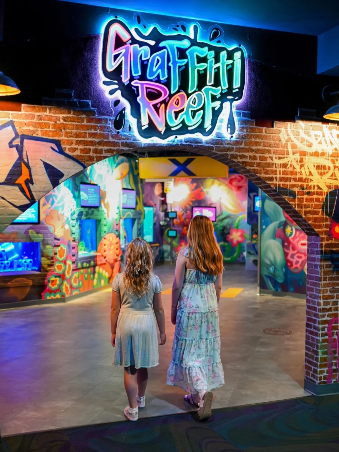 A real scene at Ripley’s Aquarium of Canada in Toronto