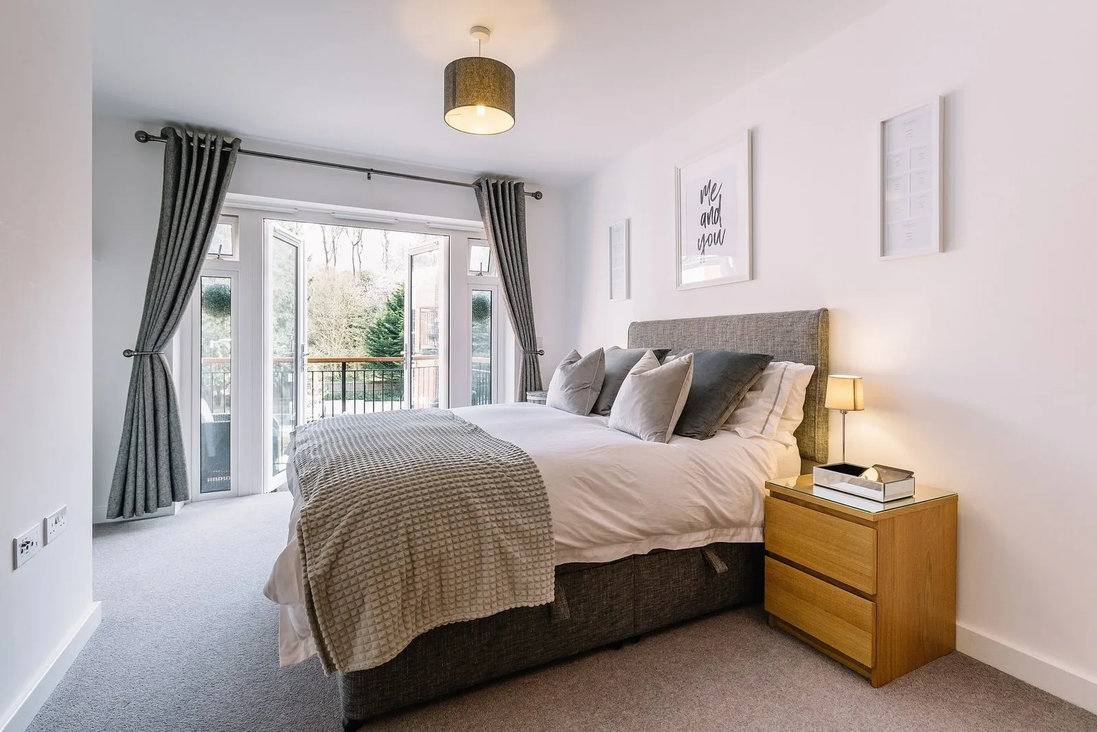 A tidy bedroom ready for a careful bed bug inspection