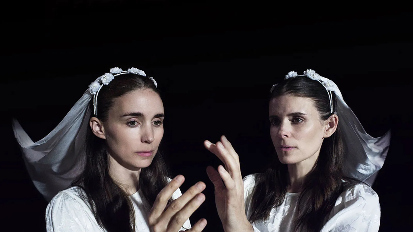 Rooney Mara and Kate Mara appear in a scene from Bucking Fastard