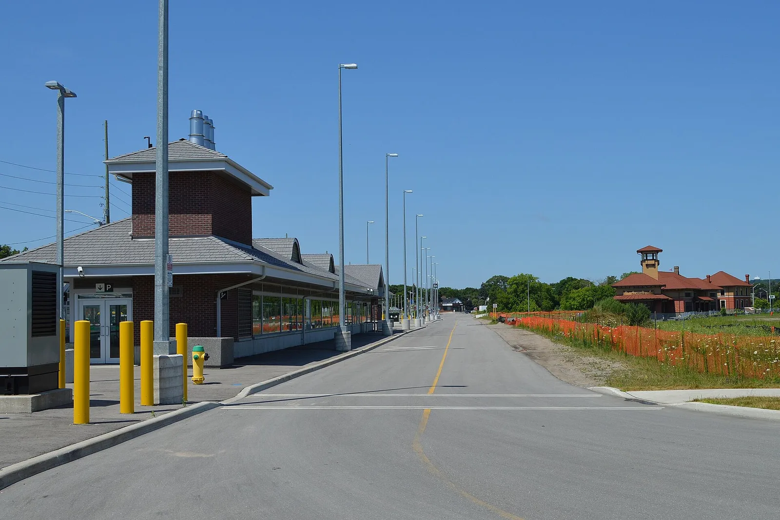 Allandale Waterfront GO Station beside Barrie
