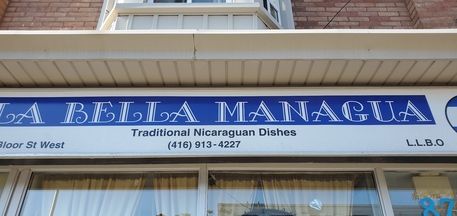 Google Maps photograph of La Bella Managua in Toronto