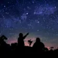 People using telescopes under a star-filled Ontario sky