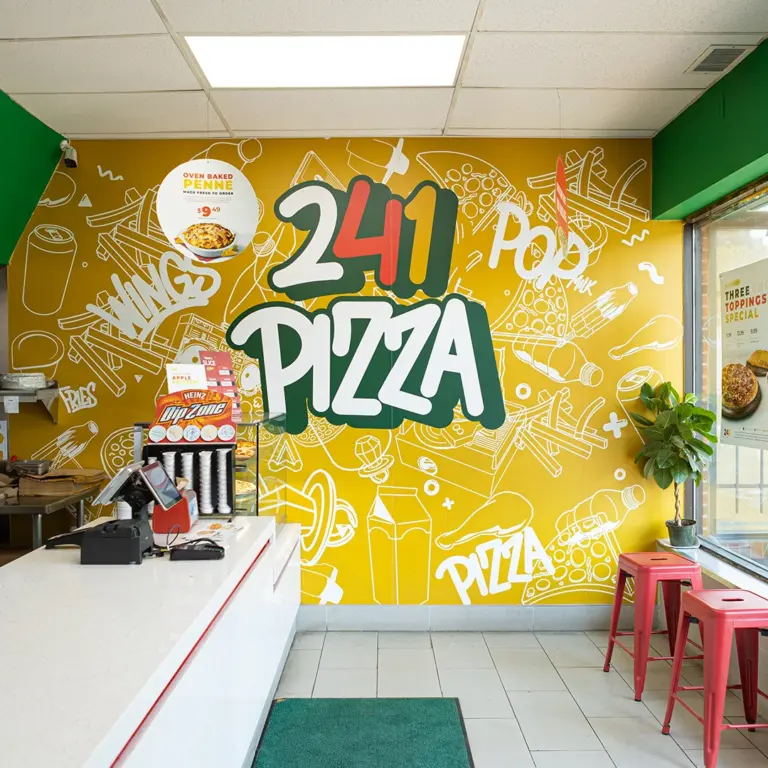 A 241 Pizza restaurant interior