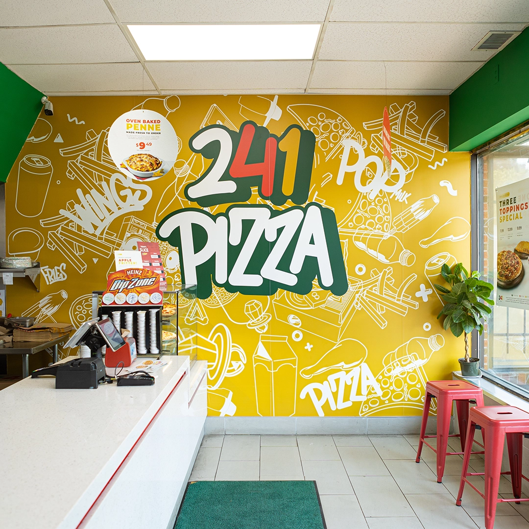 A 241 Pizza restaurant interior