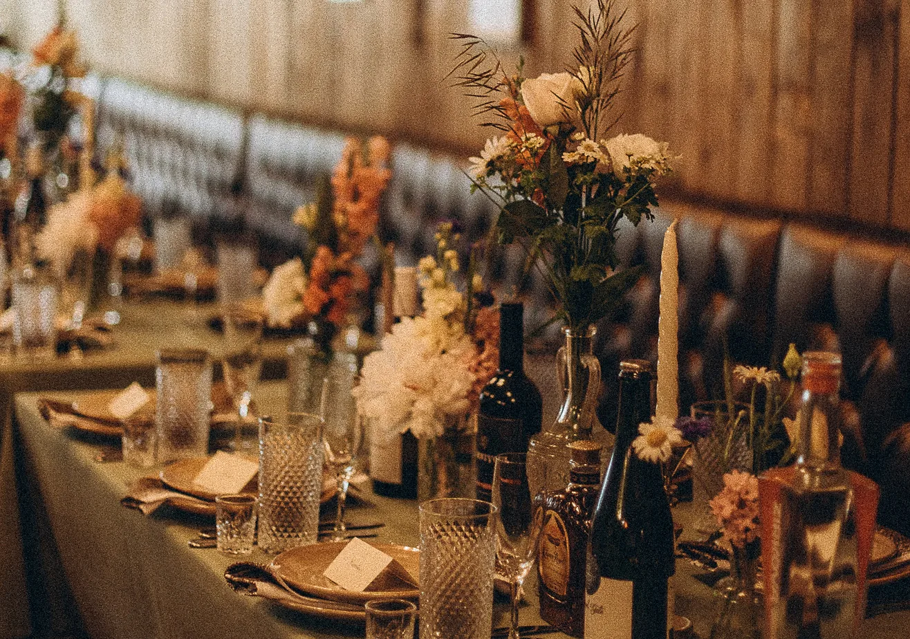 The dining room at Barrel House Korchma in Mimico