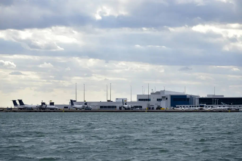 Billy Bishop Toronto City Airport on the Toronto Islands