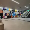 The interior of Don Valley Station on Line 5 Eglinton