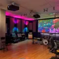 A rehearsal room at Lynx Music in Toronto