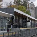 The UP Express platform at Mount Dennis Station