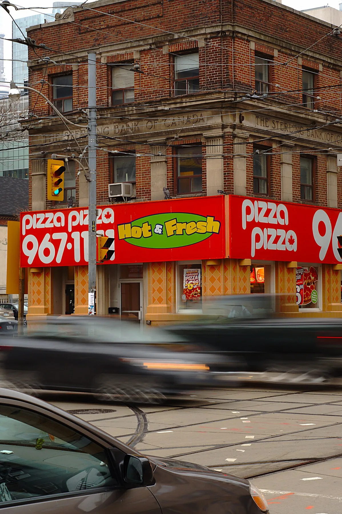 A Pizza Pizza storefront in Toronto