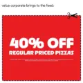 Pan pizza from Pizza Hut Canada