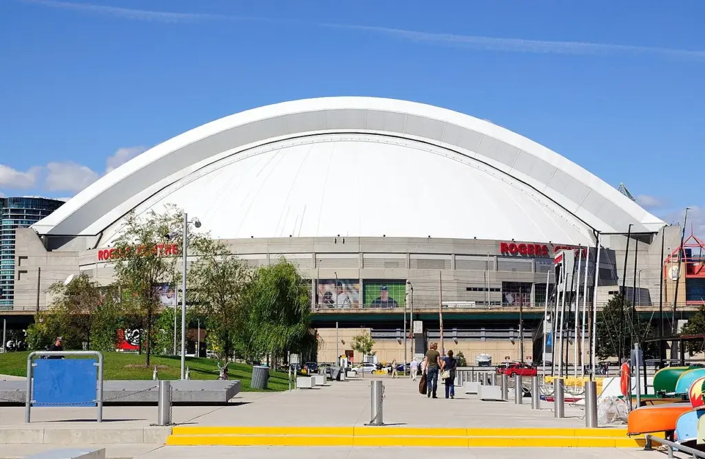 Rogers Centre in downtown Toronto during the day