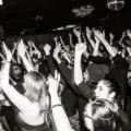 Crowd dancing during a live show at Drake Underground