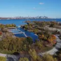 Humber Bay Park East beside Lake Ontario in Toronto