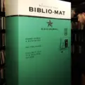 The Biblio-Mat mystery book vending machine at The Monkey's Paw in Toronto