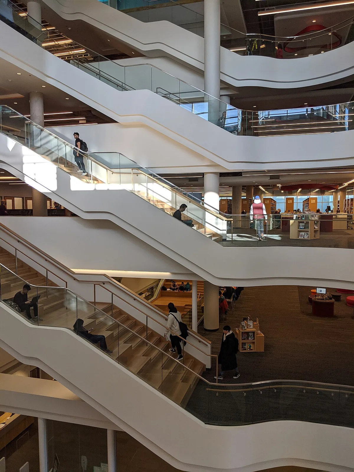 The entrance to North York Central Library on Yonge Street