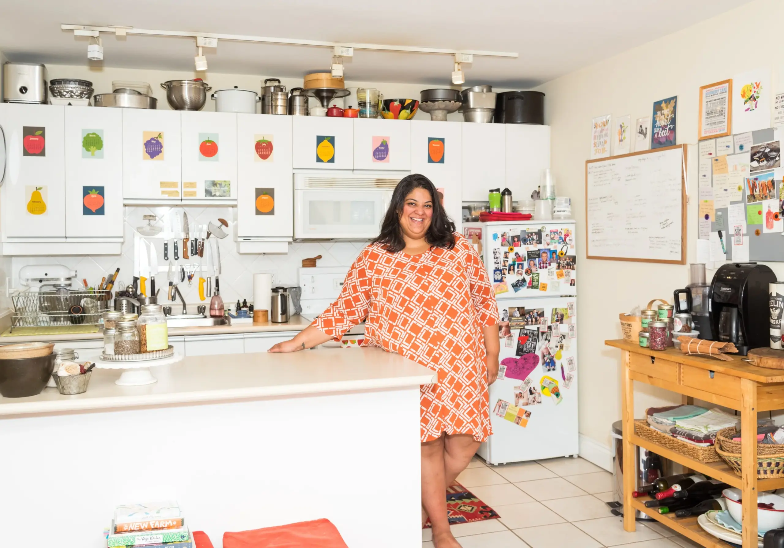 Toronto chef Joshna Maharaj in her home kitchen with pantry staples