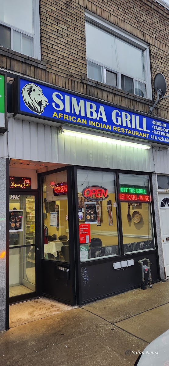 Google Maps photograph of Simba Grill in Toronto