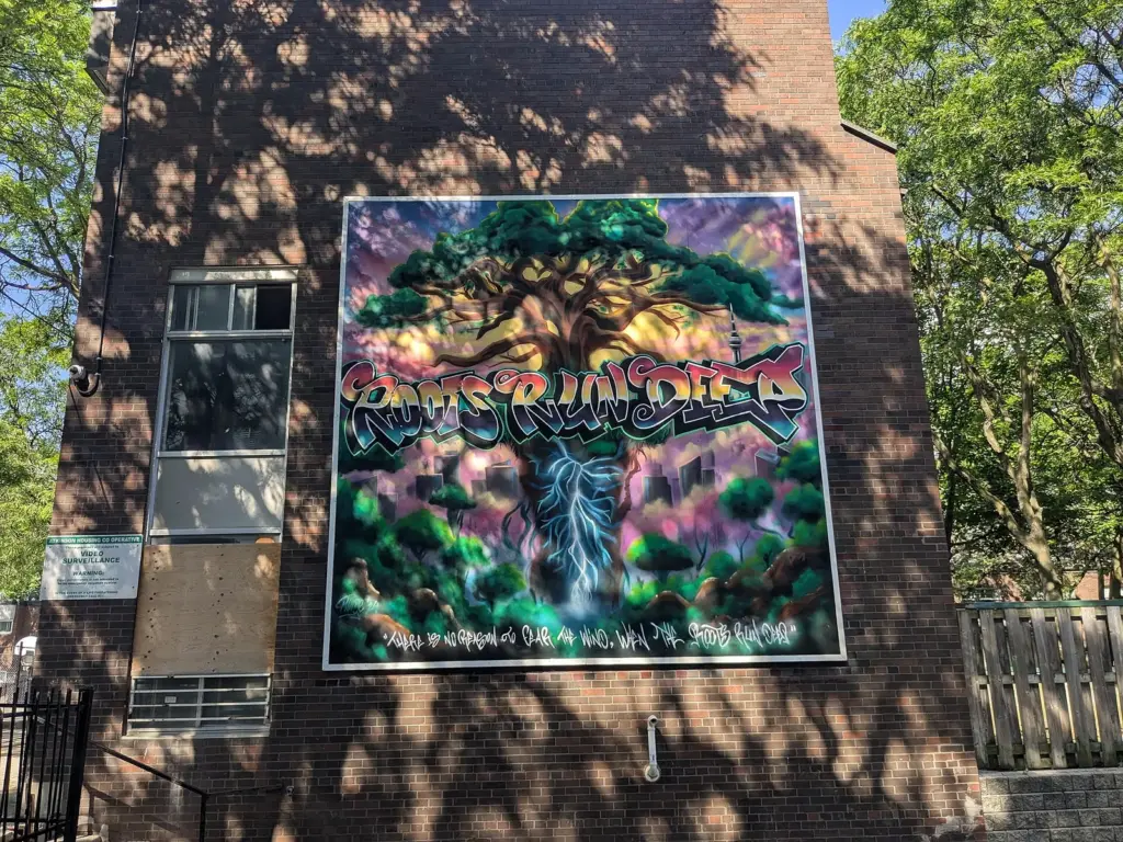 Co-operative and community housing buildings in Alexandra Park, Toronto