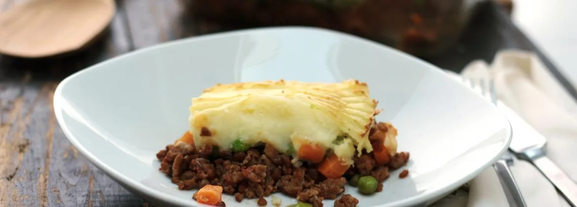 Turkey and lentil shepherd’s pie