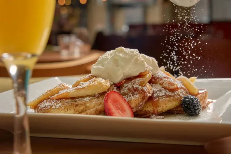 French toast with berries at HotHouse