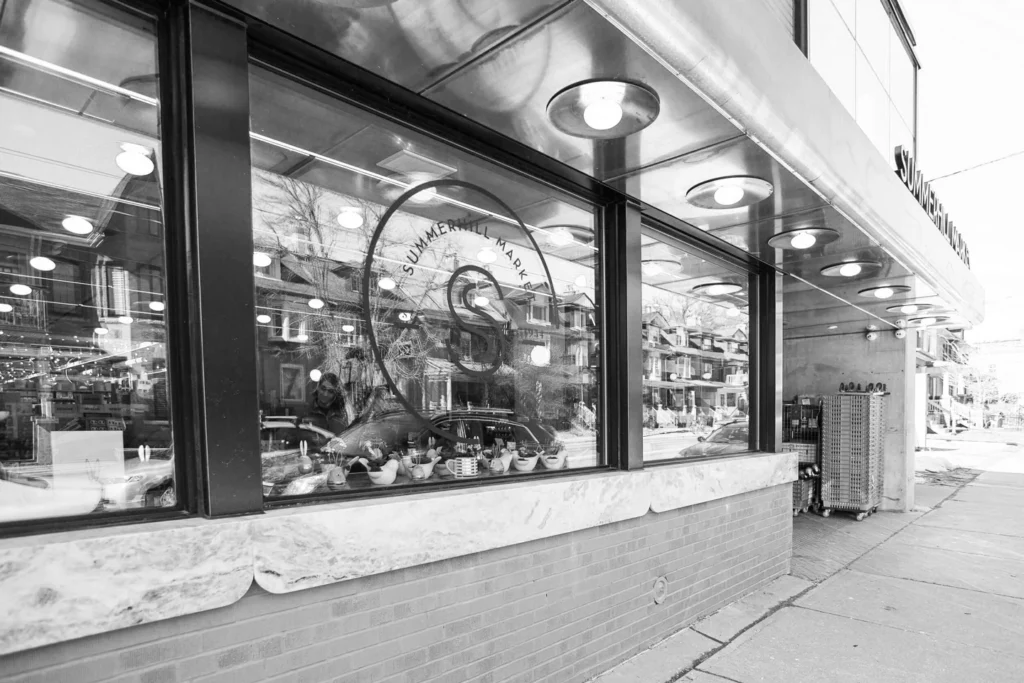 The entrance to Summerhill Market’s Annex store
