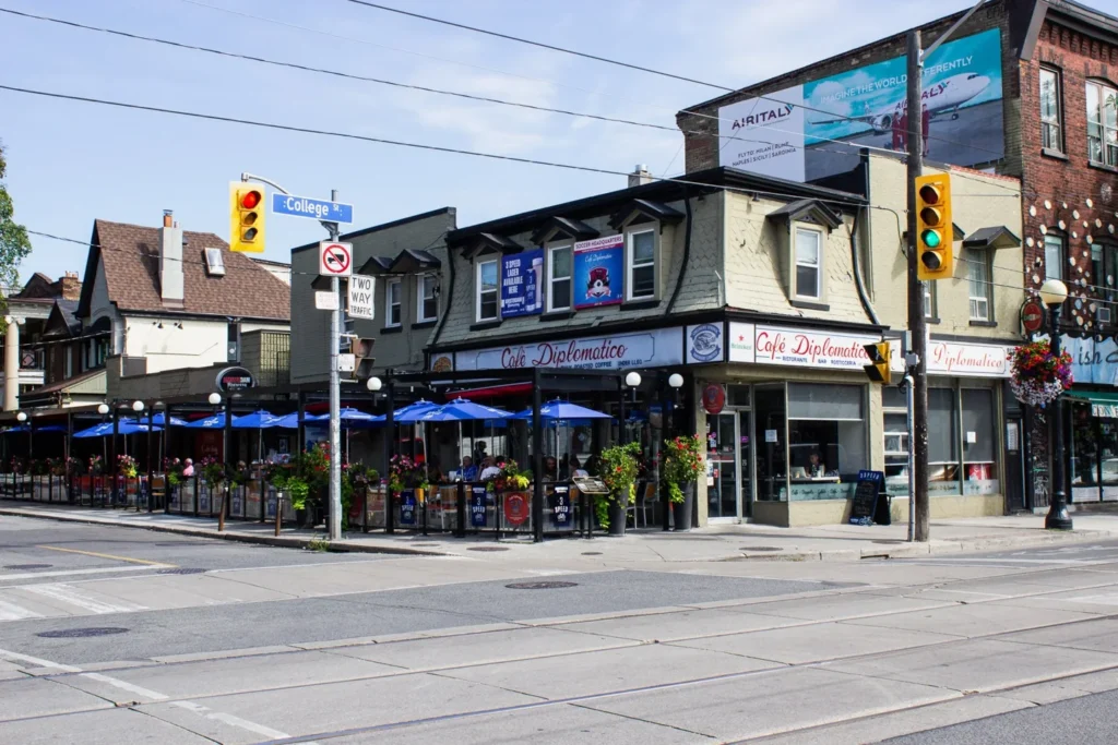 Café Diplomatico at College and Clinton streets