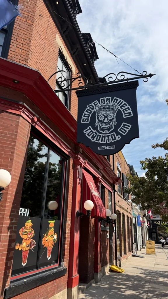 The Score on King entrance on King Street East