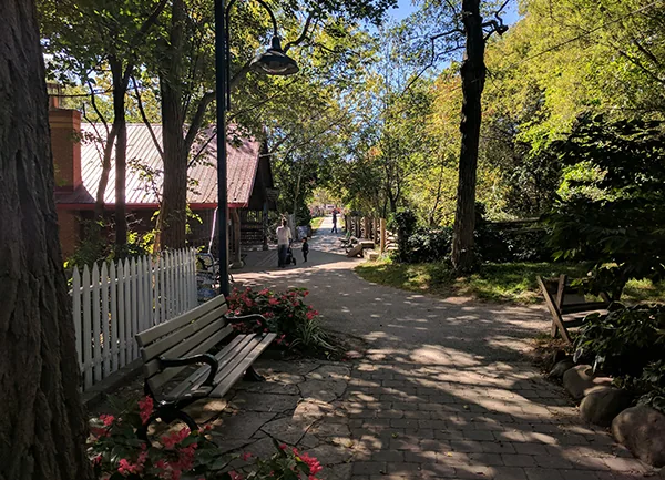 Explore the trails at Riverdale Farm Toronto