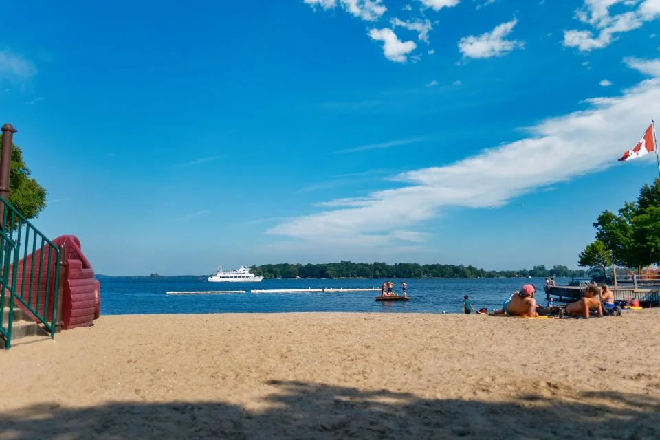 Joel Stone Beach in Gananoque