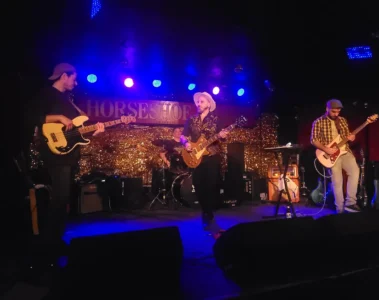 A band playing on the Horseshoe Tavern stage in January 2026