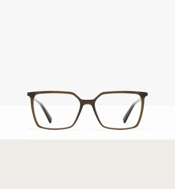 BonLook’s Remy frame in Cocoa shown from the front