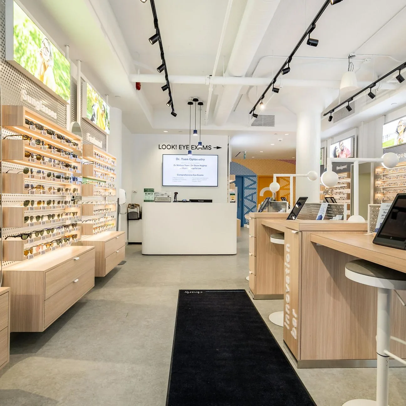 The interior of For Eyes by Clearly on Queen Street West