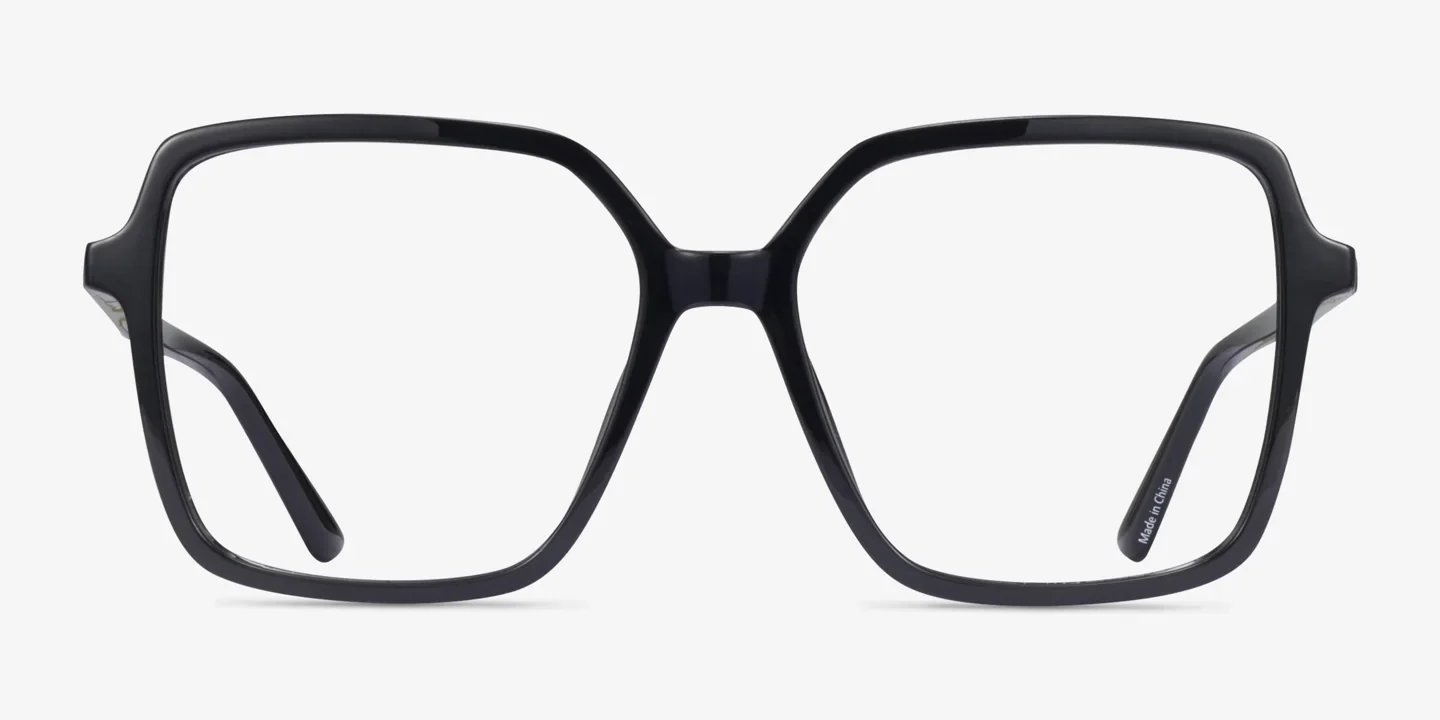 EyeBuyDirect’s black square Vardy frame