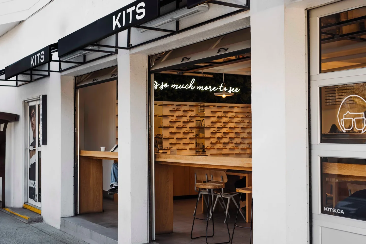 The exterior of KITS’ Toronto shop at 735 Queen Street West