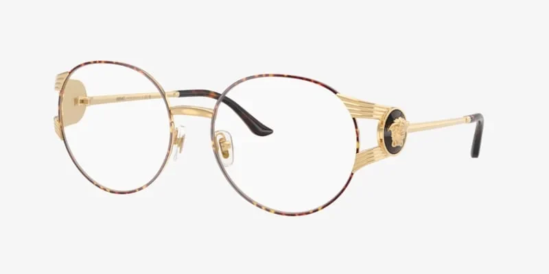 A gold and Havana Versace VE1320 frame from LensCrafters’ catalogue