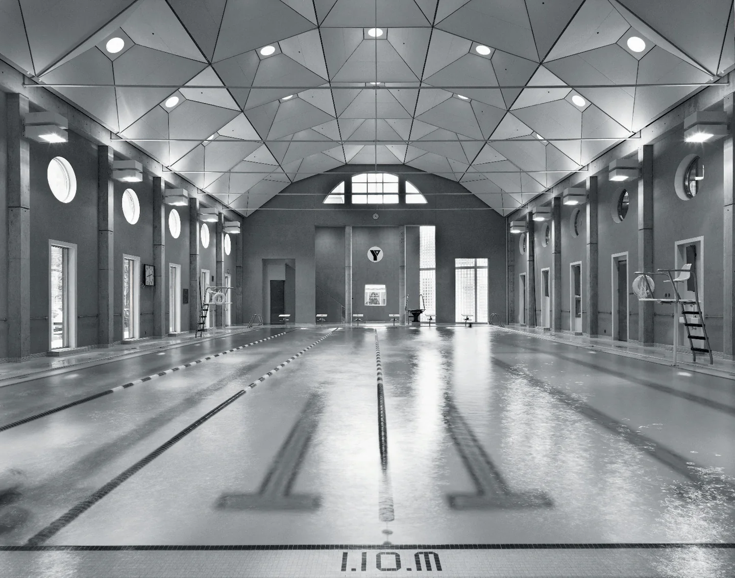 Archive photograph of the indoor pool at Central YMCA