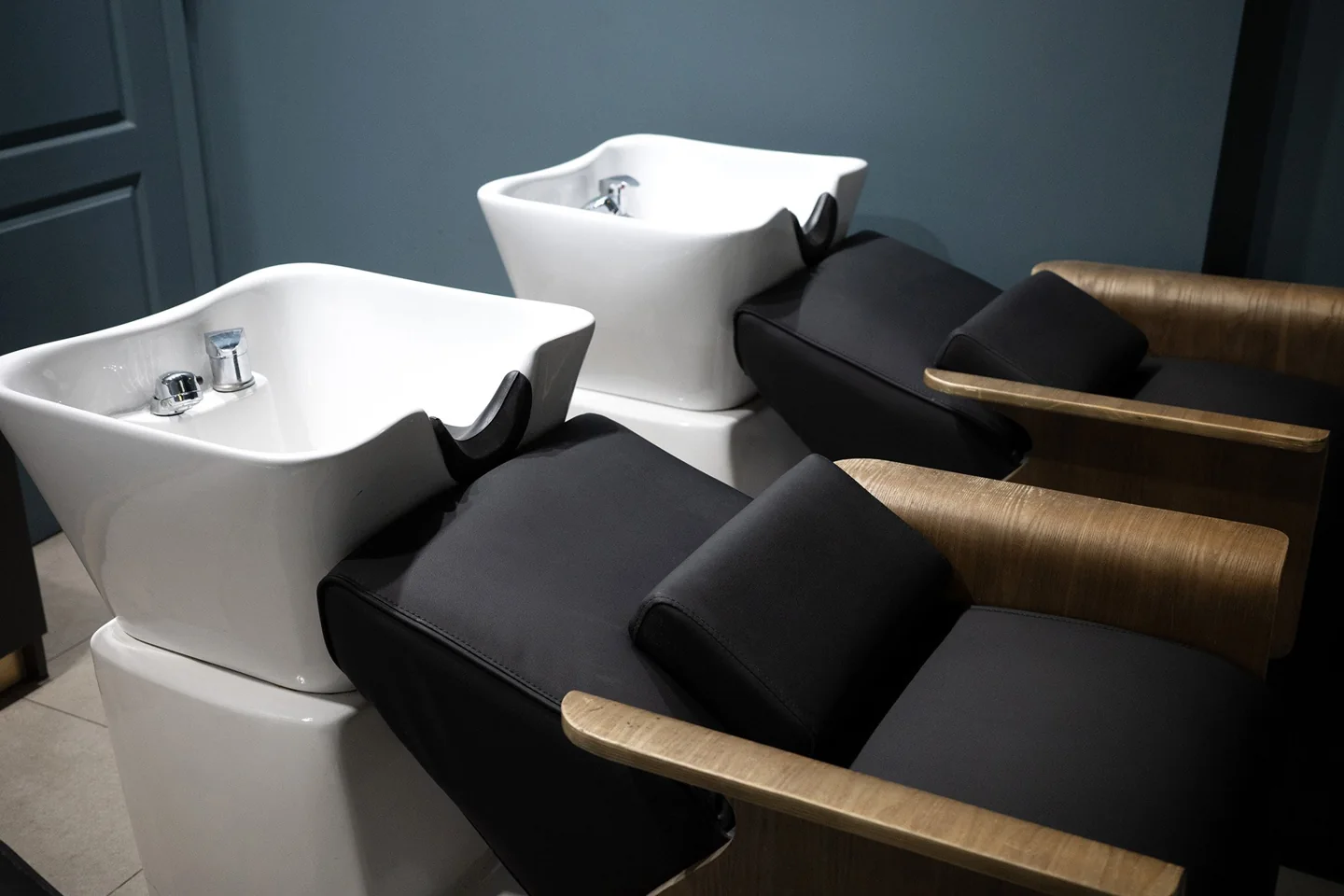 Wash stations at Hair Tree