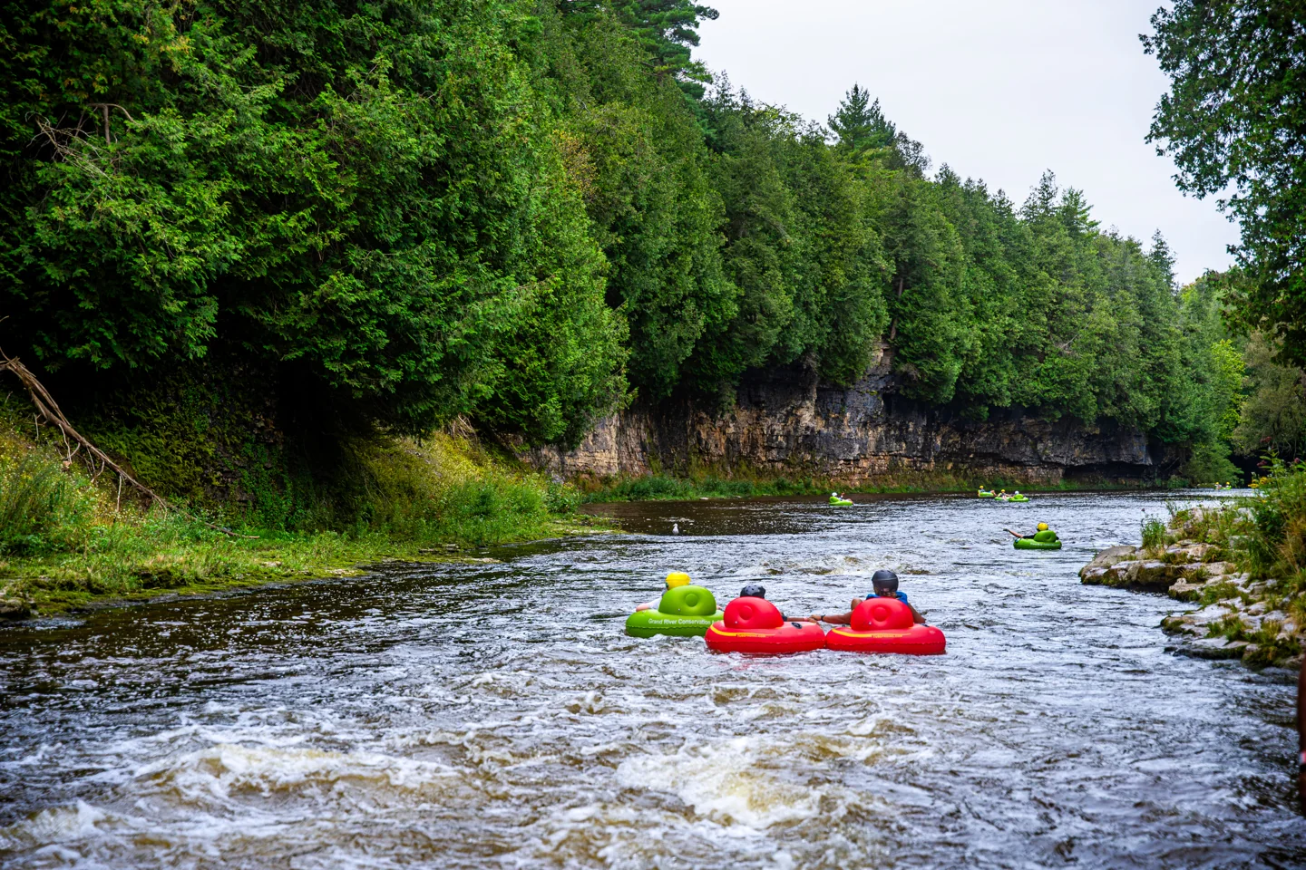 Elora Gorge cliffs and river