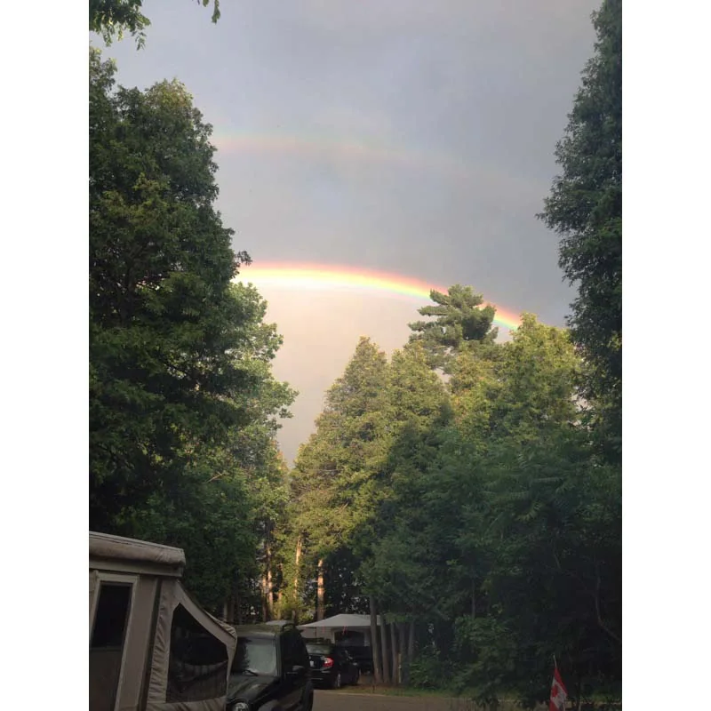 Tent trailers at Balsam Lake