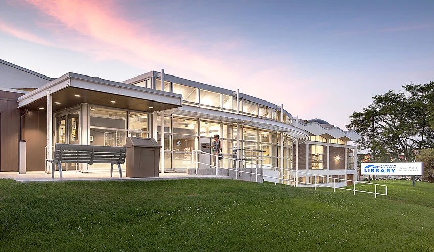 Exterior of Don Mills library