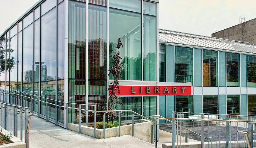 Exterior of Fairview library