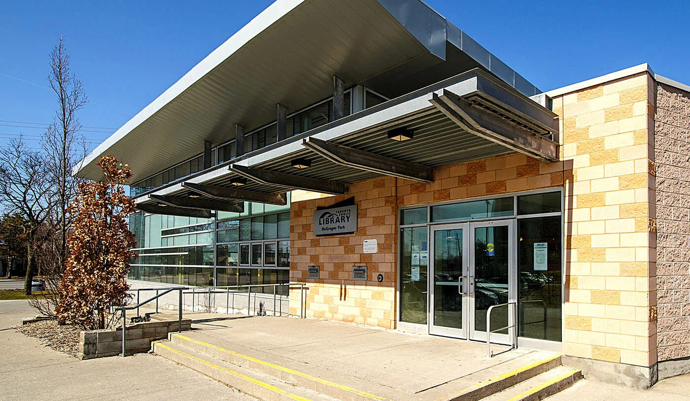 Exterior of McGregor Park library